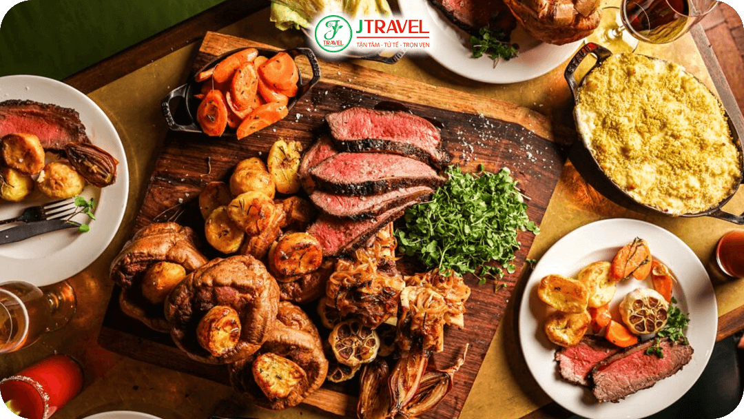 Sunday Roast – Bữa trưa ấm áp trong không khí gia đình