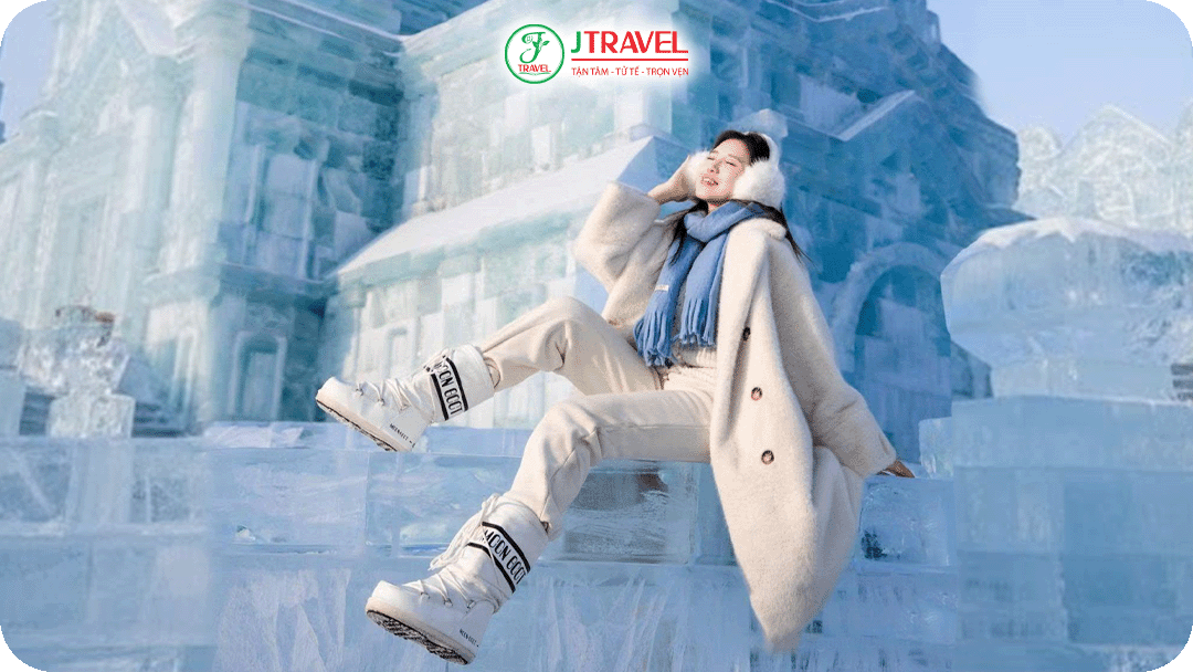 Ngồi xuống chụp – Tạo cảm giác ấm áp giữa thiên nhiên lạnh giá