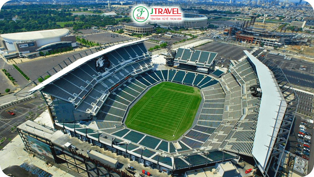 sân vận động Lincoln Financial là sân nhà của đội Philadelphia Eagles