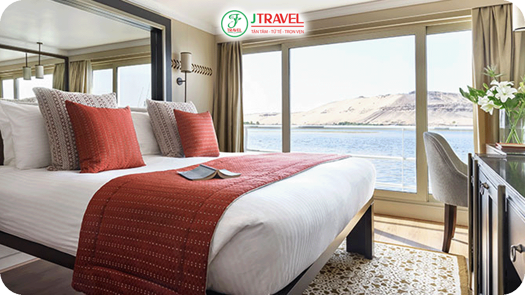 Các phòng ngủ tiện nghi và góc nhìn tuyệt đẹp