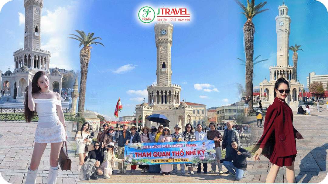 Đoàn J Travel tại Izmir - thành phố biển lớn thứ ba của Thổ Nhĩ Kỳ
