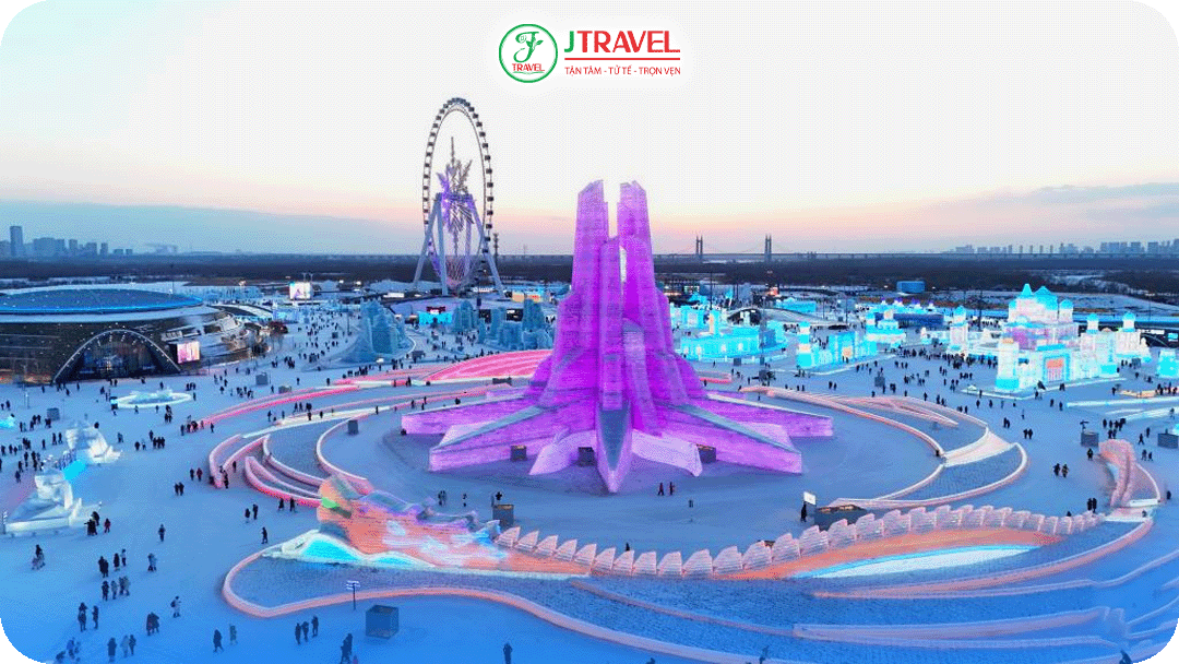 Lễ hội Băng Tuyết tại Cáp Nhĩ Tân (Trung Quốc) sự kiện mùa đông nổi tiếng thế giới