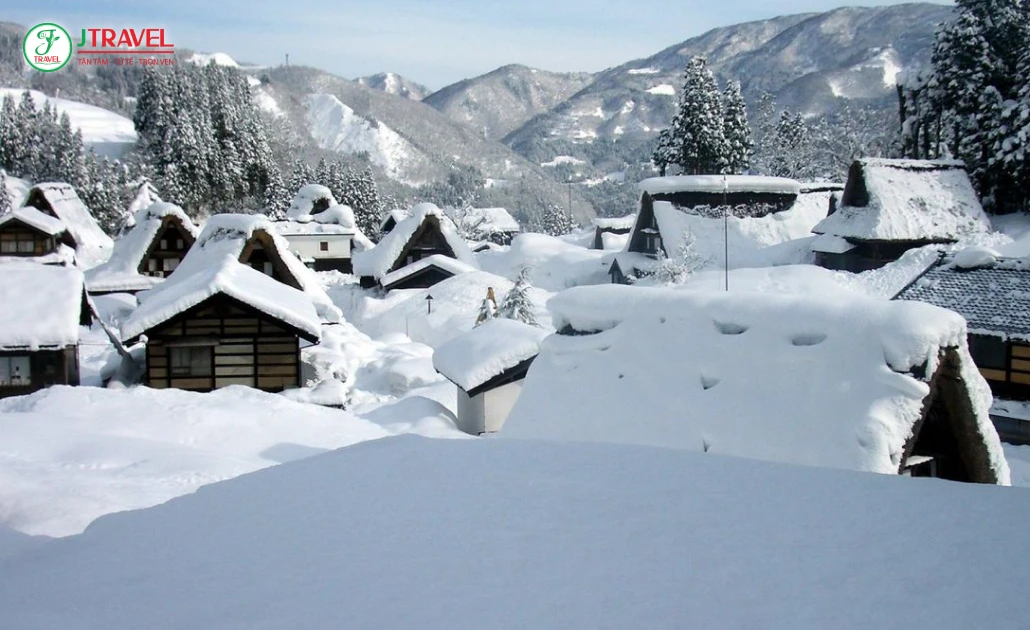 Mùa đông Nhật Bản với tuyết bông xốp