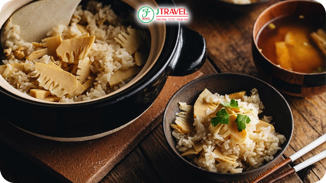 Măng tre non là một trong các nguyên liệu mùa xuân nổi bật của Nhật Bản