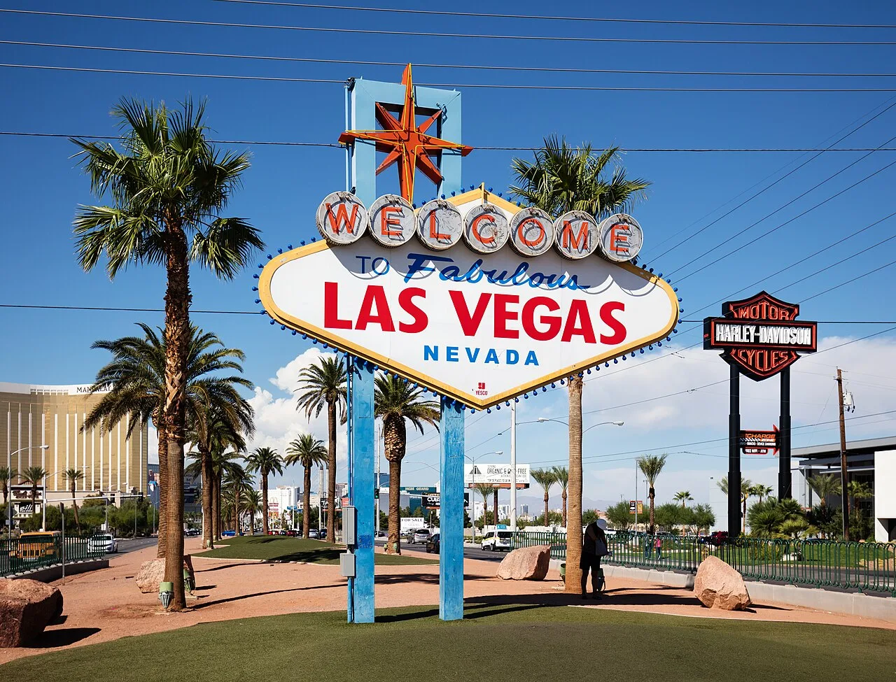 Biển Welcome to Fabulous Las Vegas, điểm dừng trong tour Bờ Tây 7 ngày cho lần đầu đi Mỹ