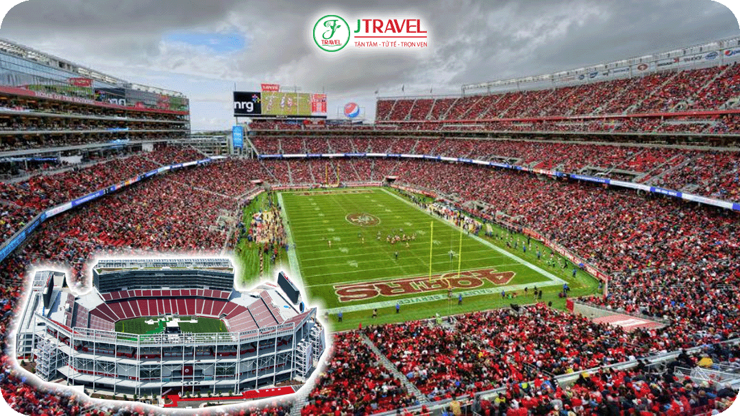 Levi’s Stadium có sức chứa 68.000 chỗ và được xem là sân vận động thân thiện môi trường nhất