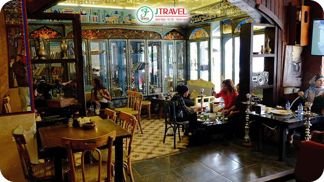 Trải nghiệm văn hóa cà phê shisha tại Jordan