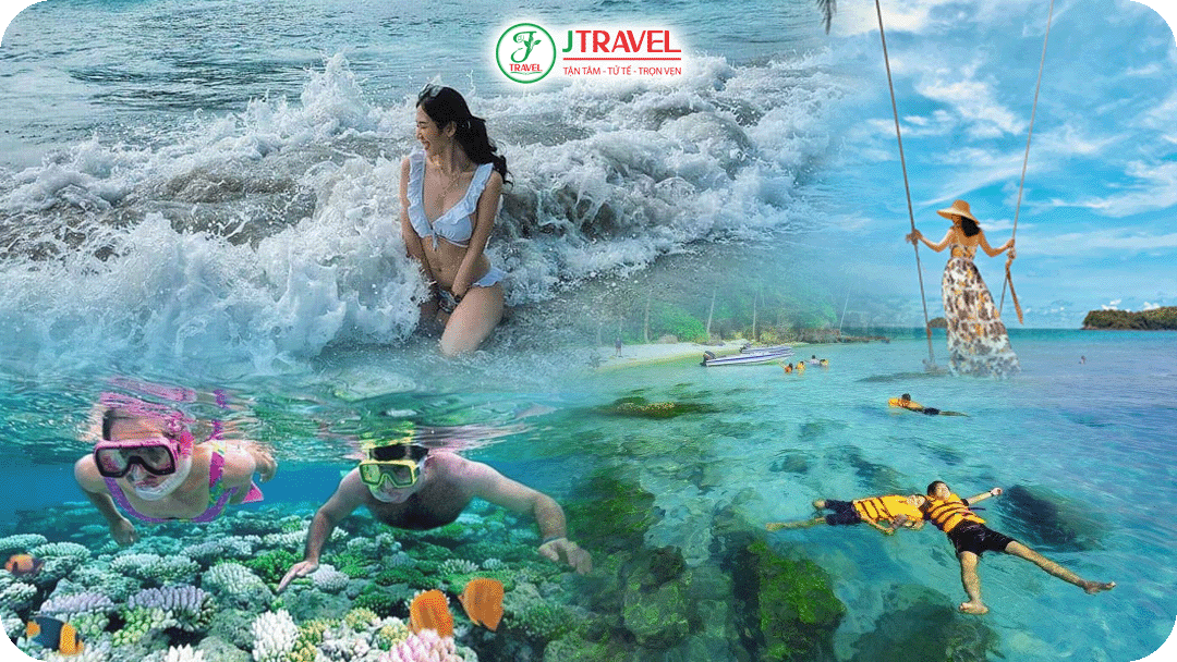 Các hoạt động biển thú vị tại các đảo nhỏ Phú Quốc