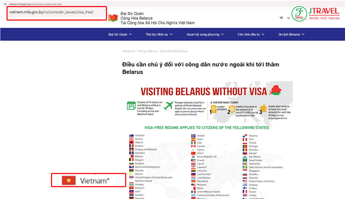 Vì Sao Belarus Là Quốc Gia Châu Âu Miễn Thị Thực Cho Du Khách Việt?