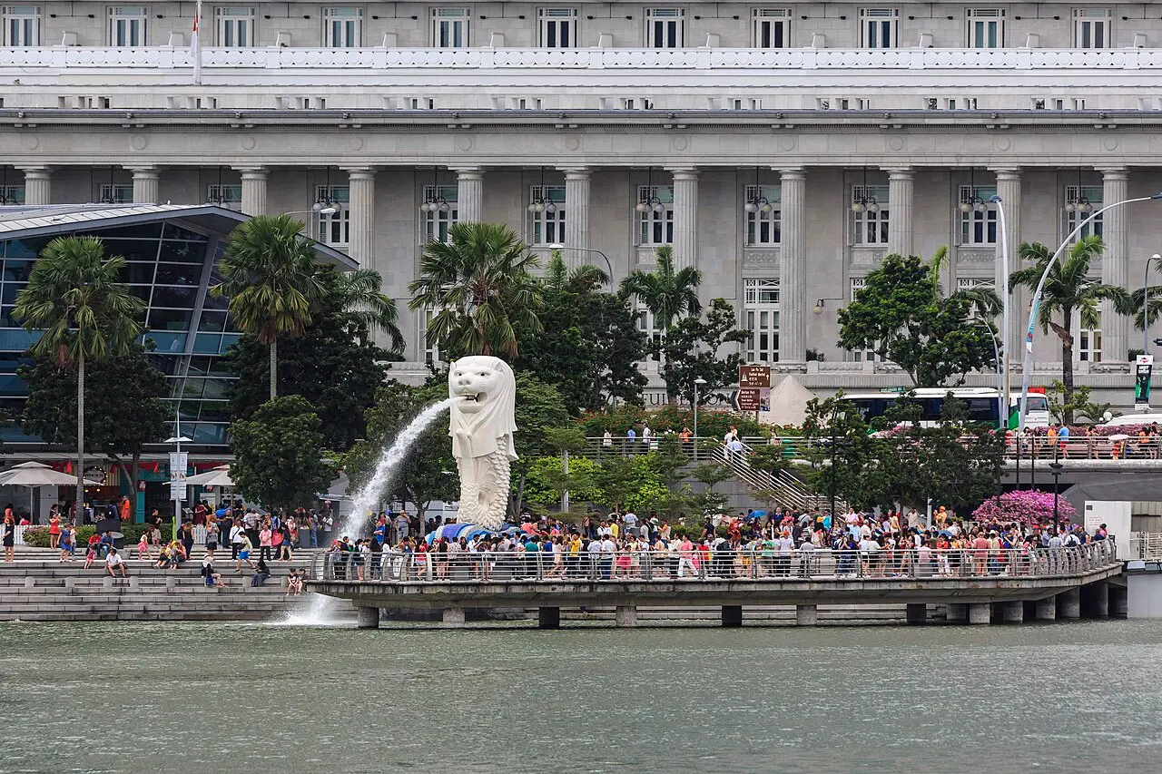 Tượng Merlion Singapore, điểm đến miễn visa giúp tạo lịch sử du lịch trước khi xin visa Mỹ