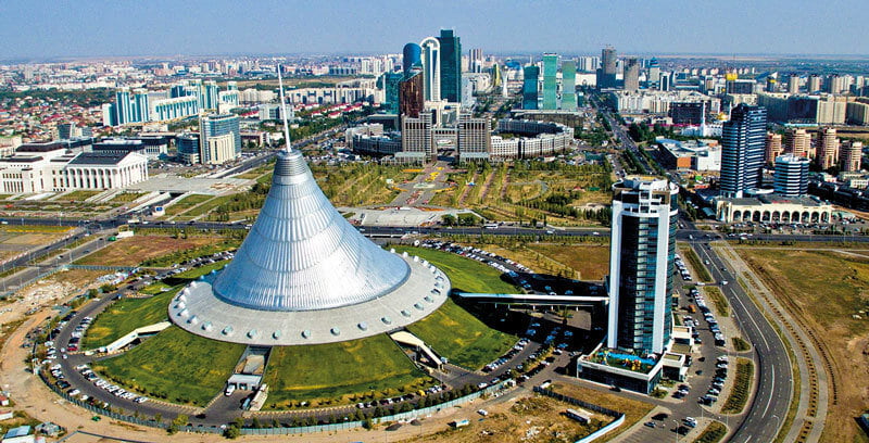 Trung tâm mua sắm Khan Shatyr với kiến trúc độc đáo