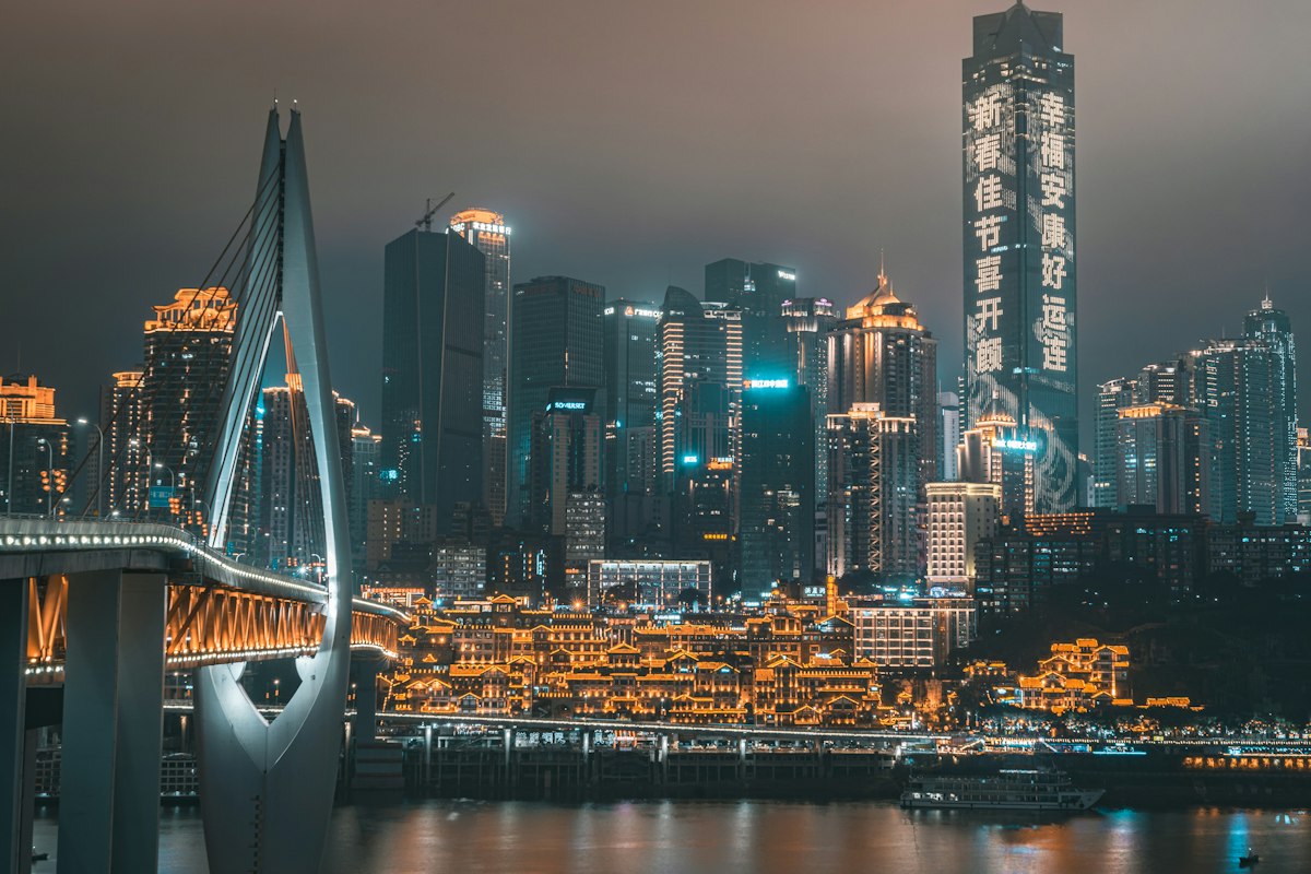 Thành phố Trùng Khánh lung linh về đêm
