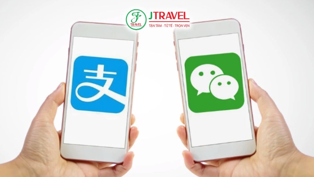 Cài sẵn alipay và Wechatpay khi đi du lịch