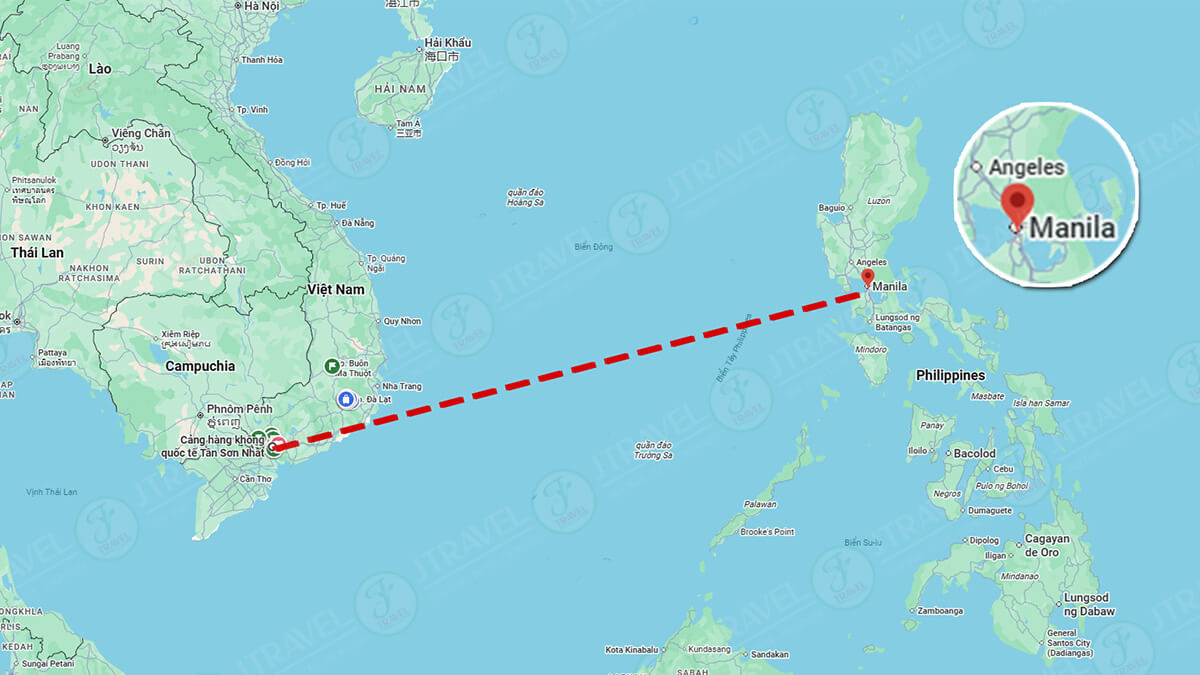 Bay từ TP.HCM đến Philippines – lựa chọn phổ biến nhất