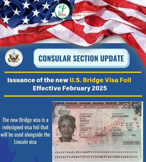 Mẫu visa Mỹ mới nhất năm 2025