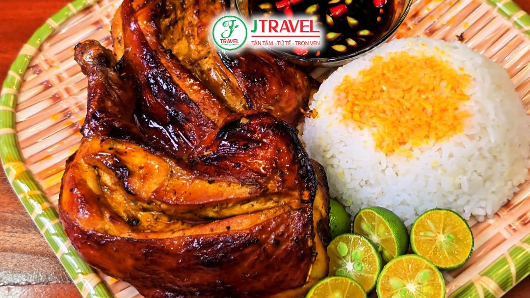 Gà nướng Chicken Inasal ướp nghệ sả tỏi thơm ngon