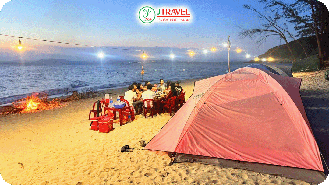 Cắm trại trên đảo – trải nghiệm đặc trưng nhất