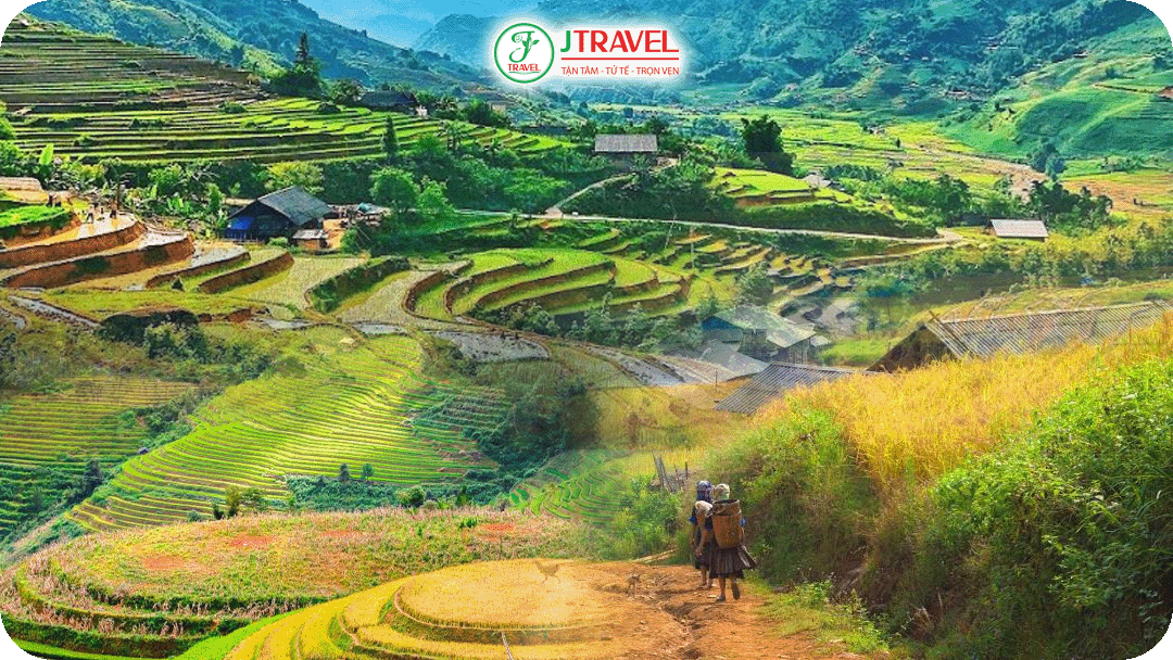 Tây Bắc với những dãy ruộng bậc thang và khí hậu mát mẻ quanh năm