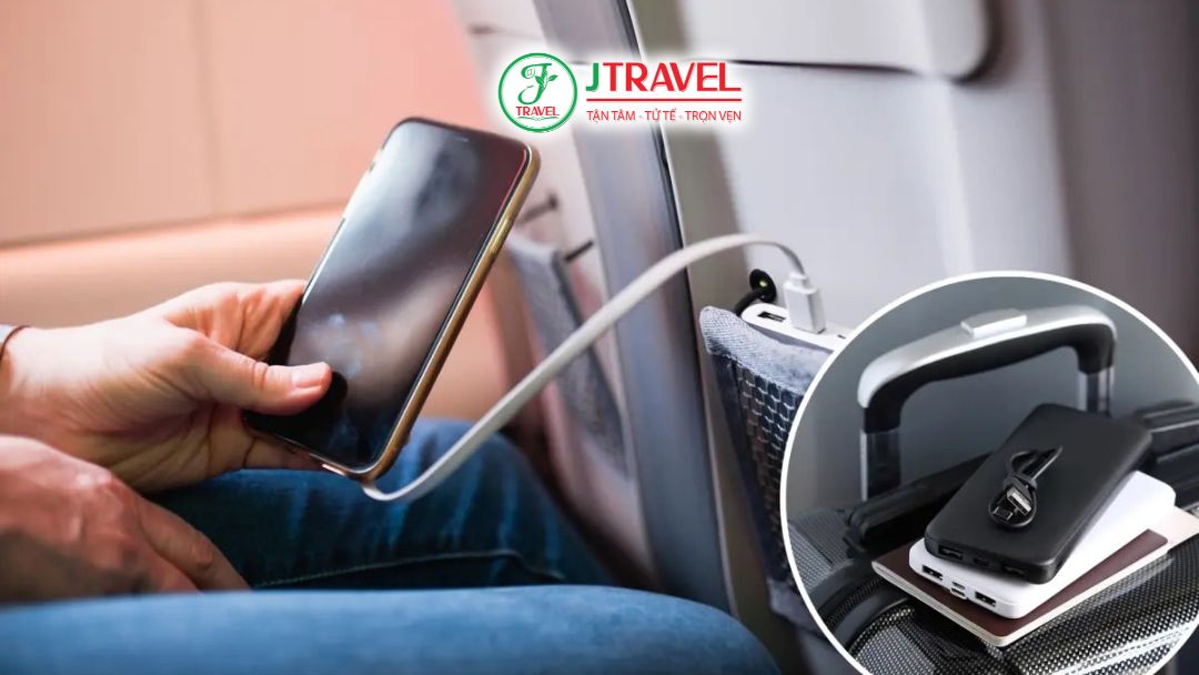 Cấm dùng pin sạc dự phòng trên máy bay tại Nhật Bản