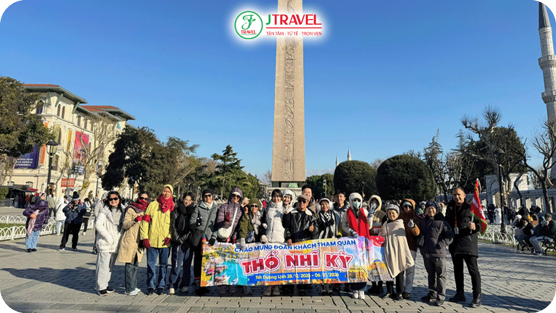 Tour Thổ Nhĩ Kỳ của J Travel tối ưu quãng đường và thời gian di chuyển