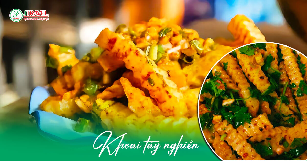 Khoai tây kiểu Vân Nam – Món ăn vặt đường phố nổi tiếng