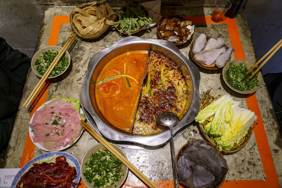 Nồi lẩu cay Trùng Khánh