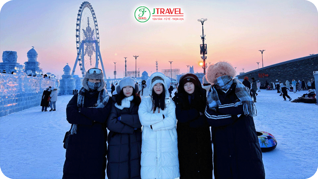 J Travel xây dựng lịch trình dựa trên đặc trưng khí hậu mùa đông tại Cáp Nhĩ Tân