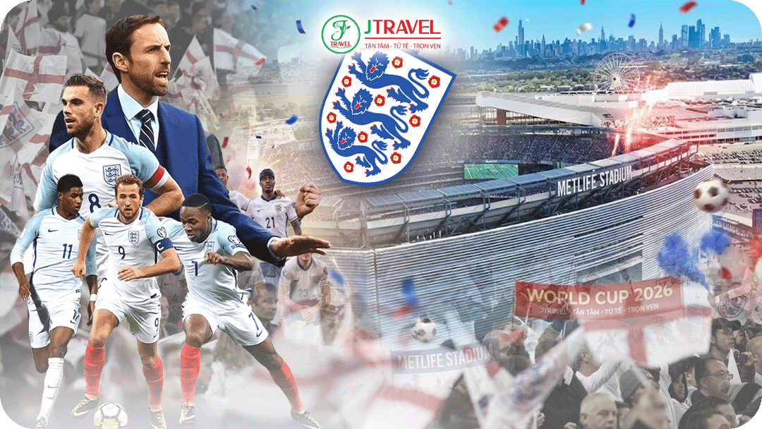 Trải nghiệm World Cup 2026 – Xem đội tuyển Anh thi đấu trực tiếp