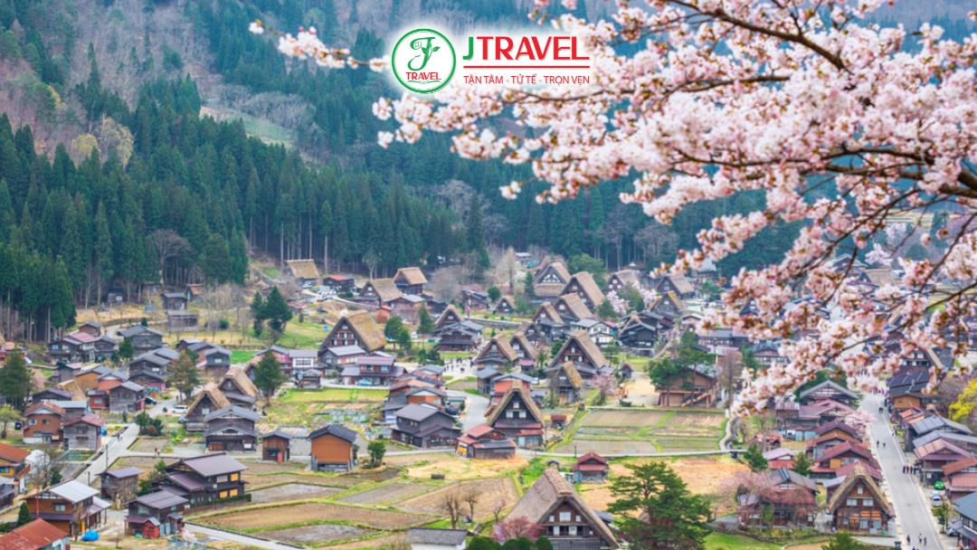 Làng Cổ Shirakawago Mùa Xuân