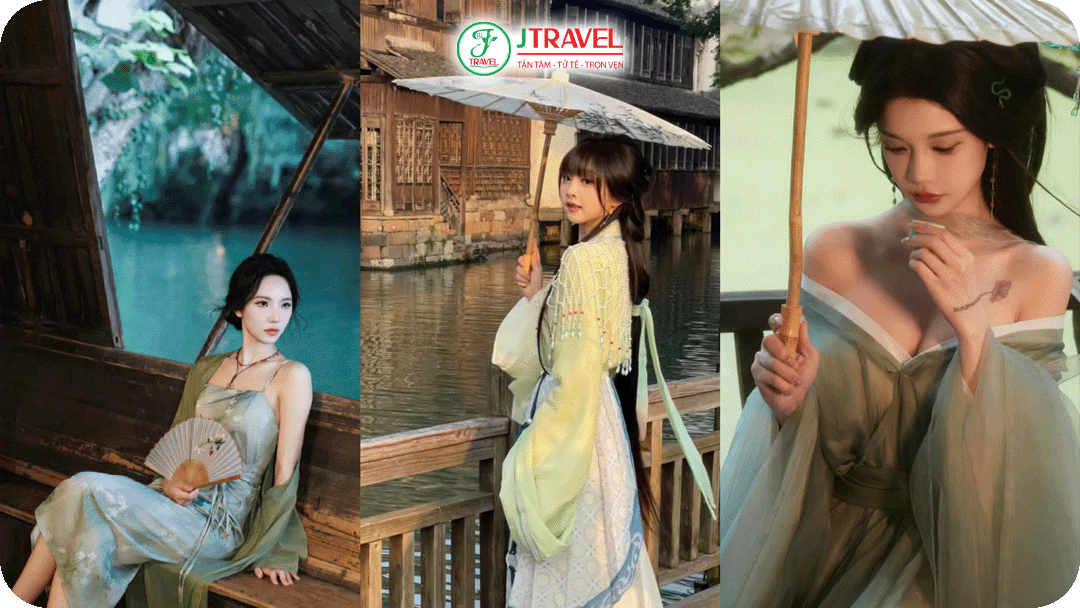 Nhiều du khách thích thuê Hán phục để hóa thân thành nhân vật cổ trang