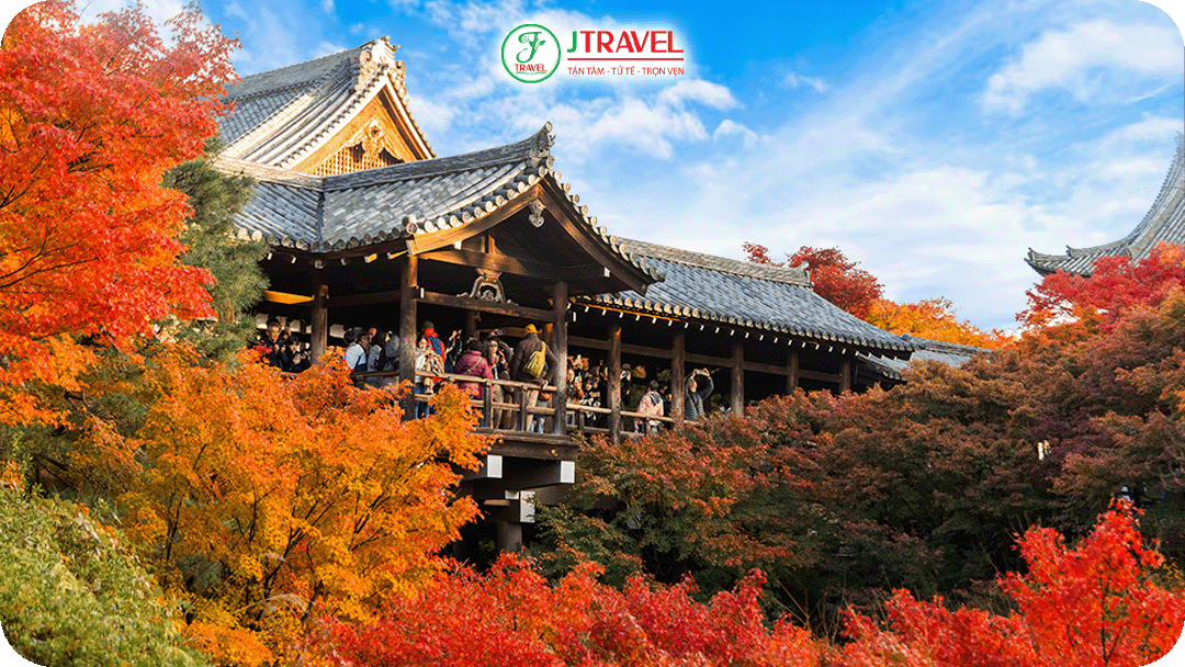 Tofuku-ji – thung lũng lá đỏ giữa lòng Kyoto