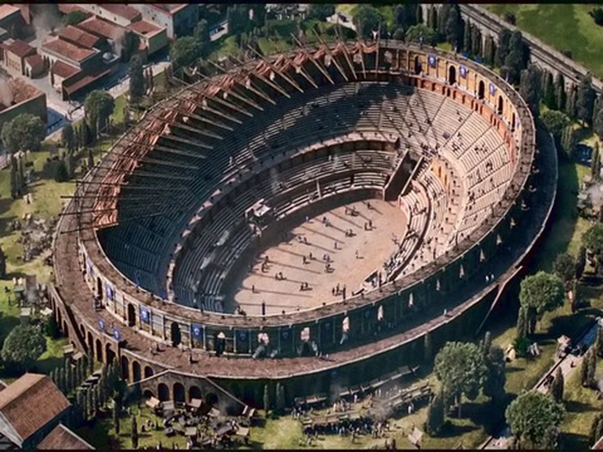 Nhà hát vòng tròn của Pompeii