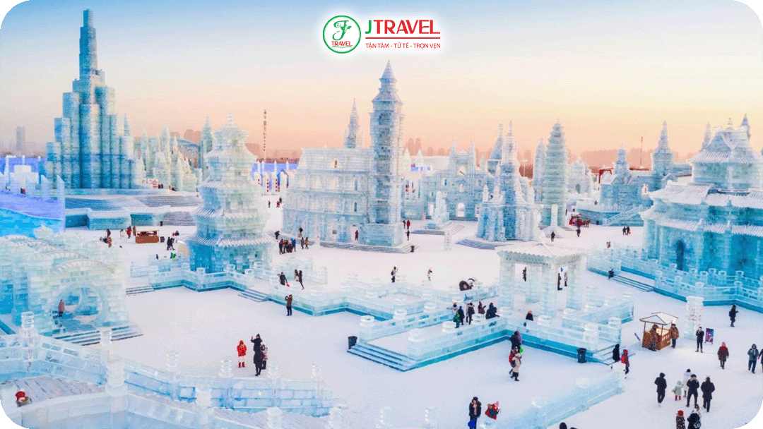 Cáp Nhĩ Tân mùa đông đẹp tựa bức tranh cổ tích