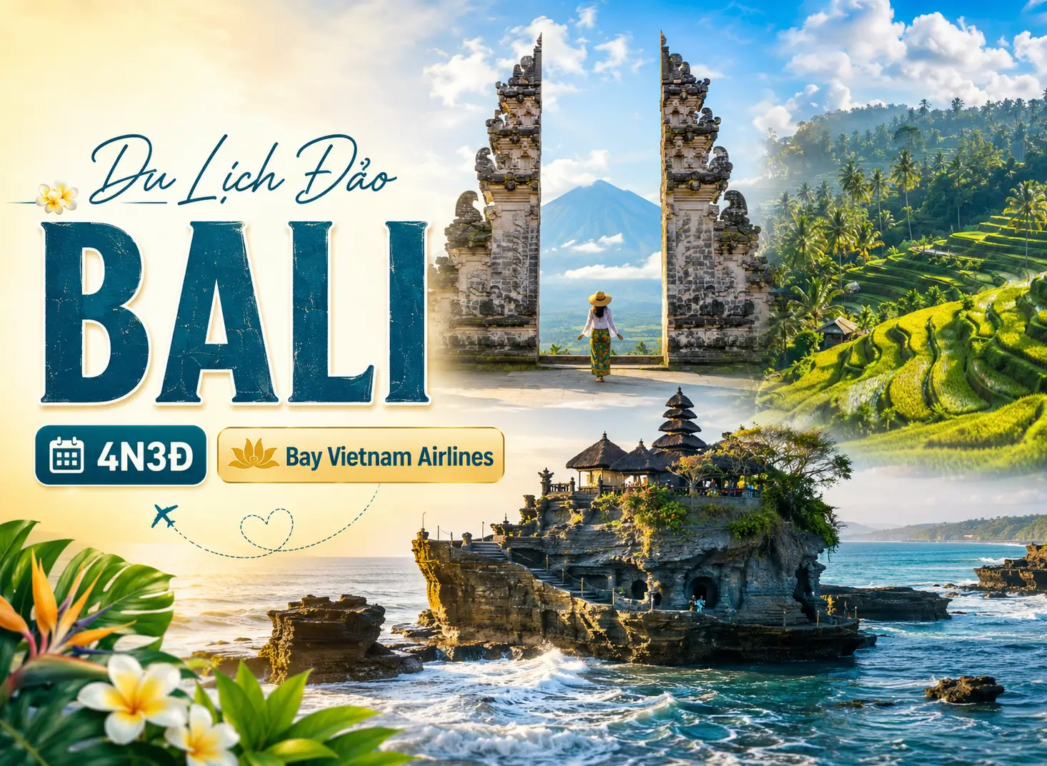 Du Lịch Đảo Bali 4N3Đ | Bay Vietnam Airlines