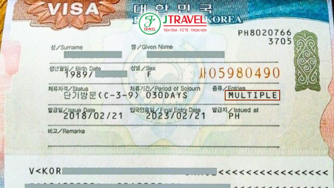 Visa du lịch nhiều lần 