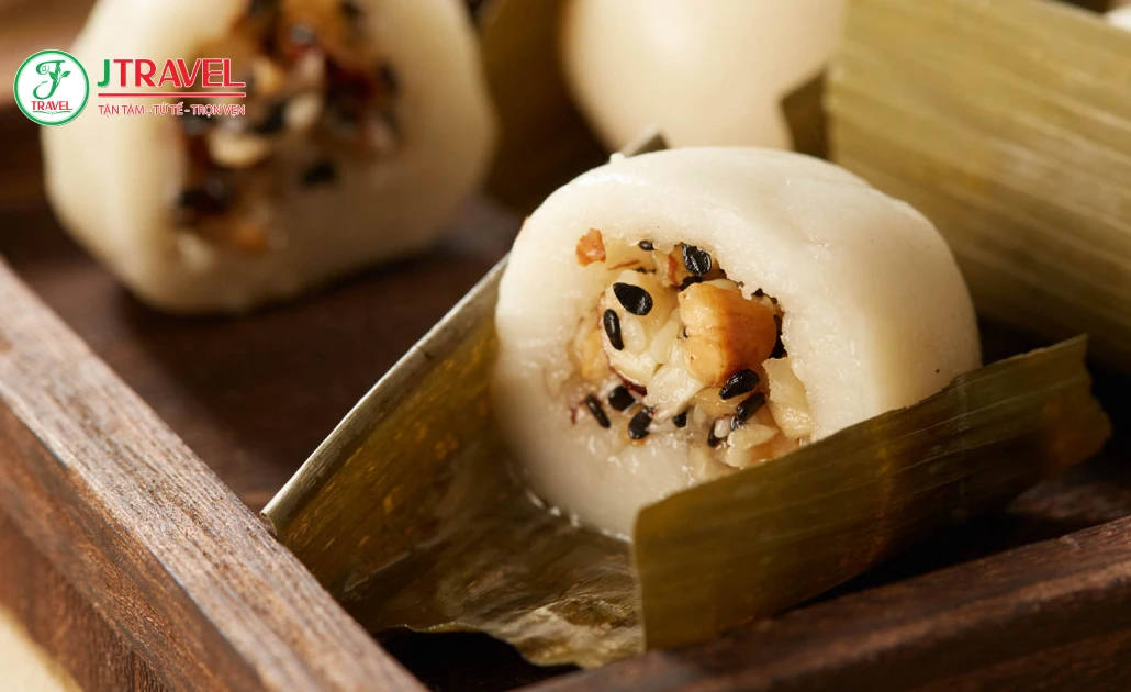 Bánh gạo nếp Ye Er Ba gói lá thơm dẻo