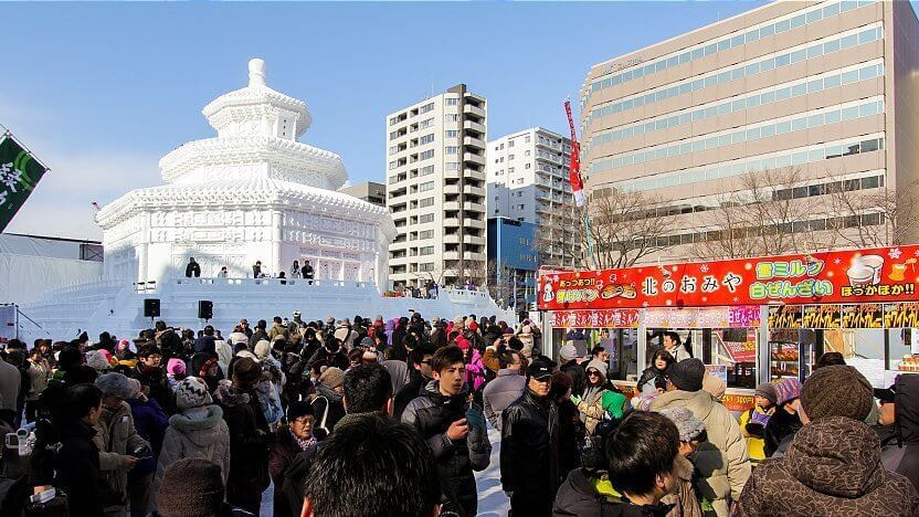 Lễ hội Tuyết Sapporo thu hút hàng triệu du khách ghé thăm mỗi năm