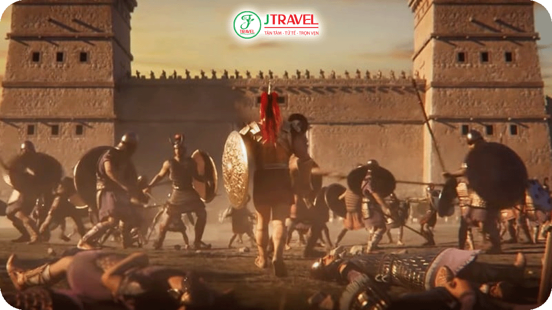 Thành Troy sụp đổ hoàn toàn chỉ trong một đêm