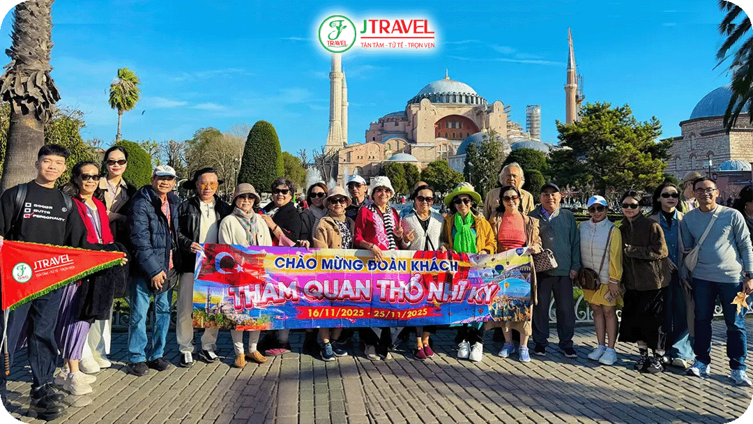 Tour Thổ Nhĩ Kỳ khởi hành Hồ Chí Minh, Hà Nội cùng J Travel