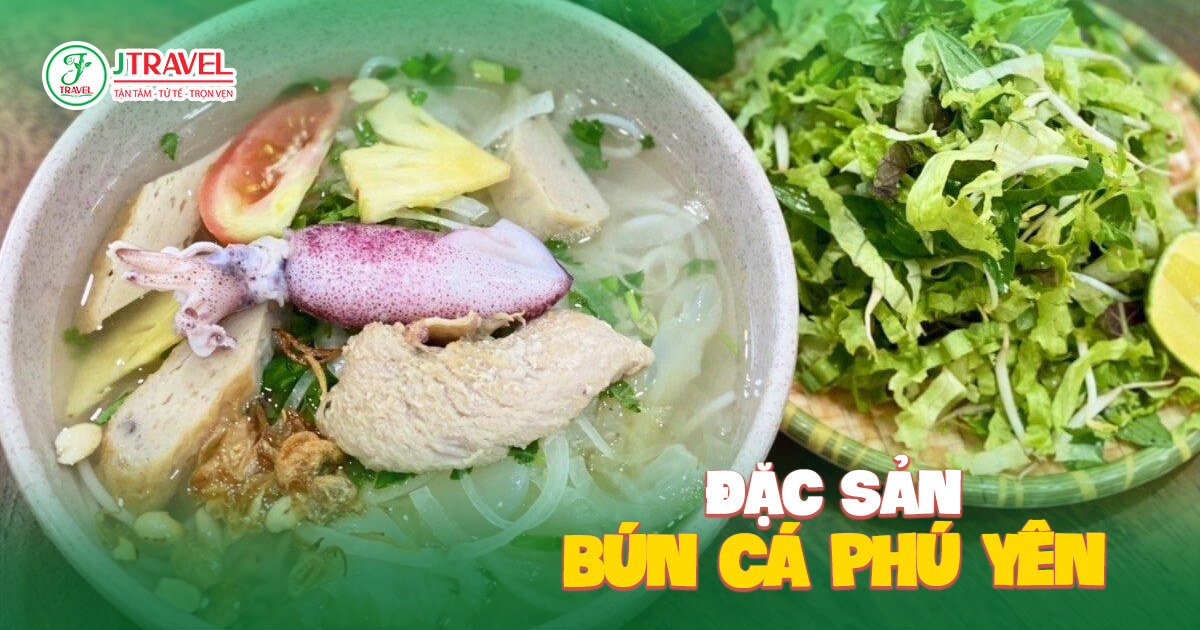 ún cá là món ăn phổ biến tại Phú Yên với nước dùng thanh nhẹ được nấu từ cá biển