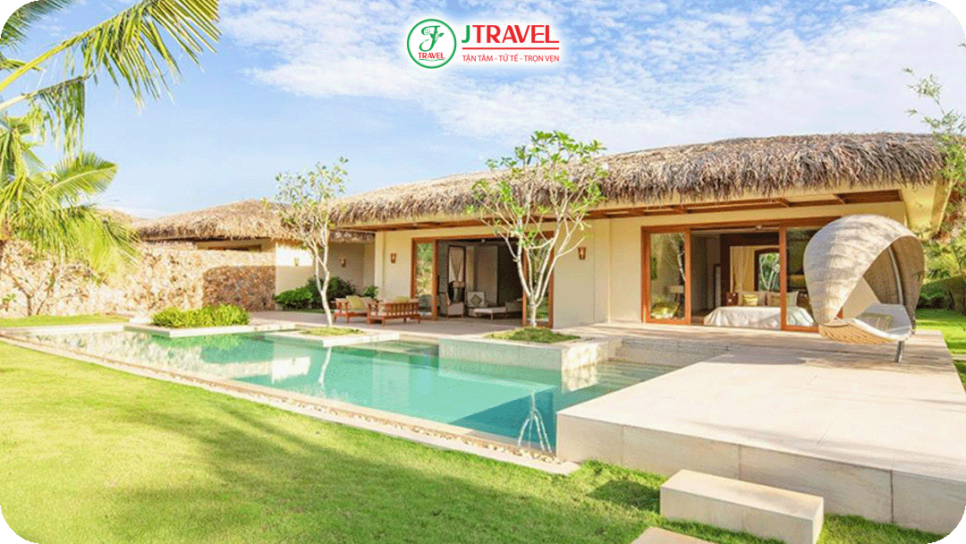 Các villa tại Fusion Resort Phu Quoc đều có hồ bơi riêng và nằm biệt lập