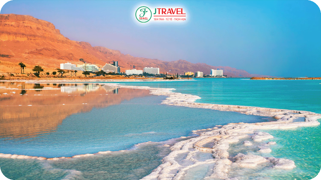 Biển Chết (Dead Sea) Hồ nước mặn có độ sâu thấp nhất Trái Đất