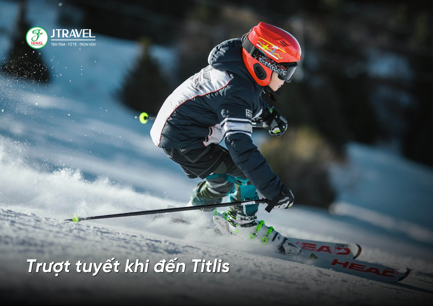 Trượt tuyết khi đến Titlis
