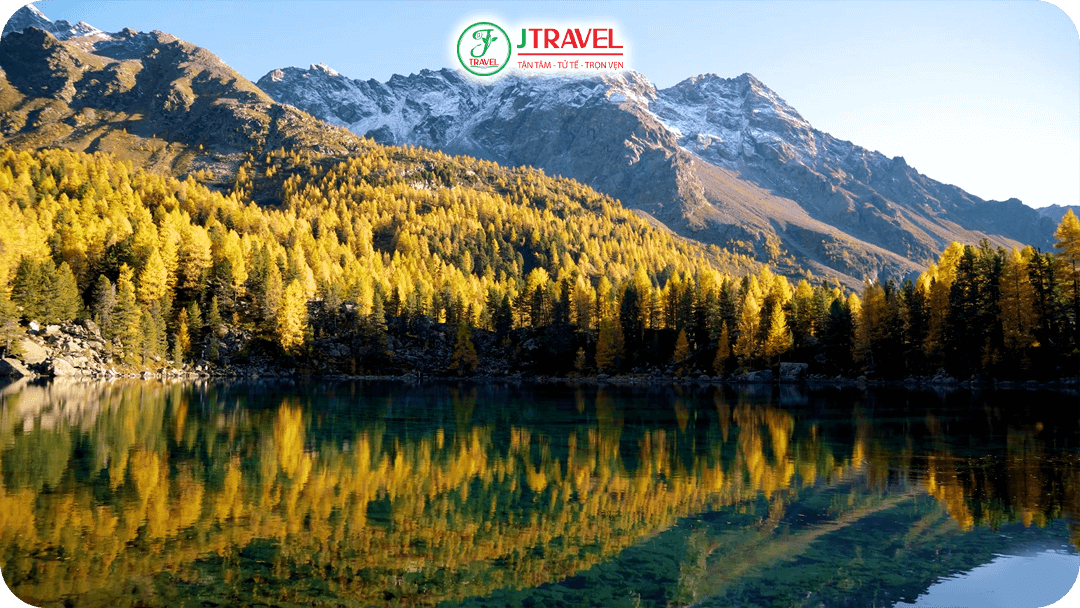 Hồ Saoseo - Ẩn mình trong rừng thu Engadin