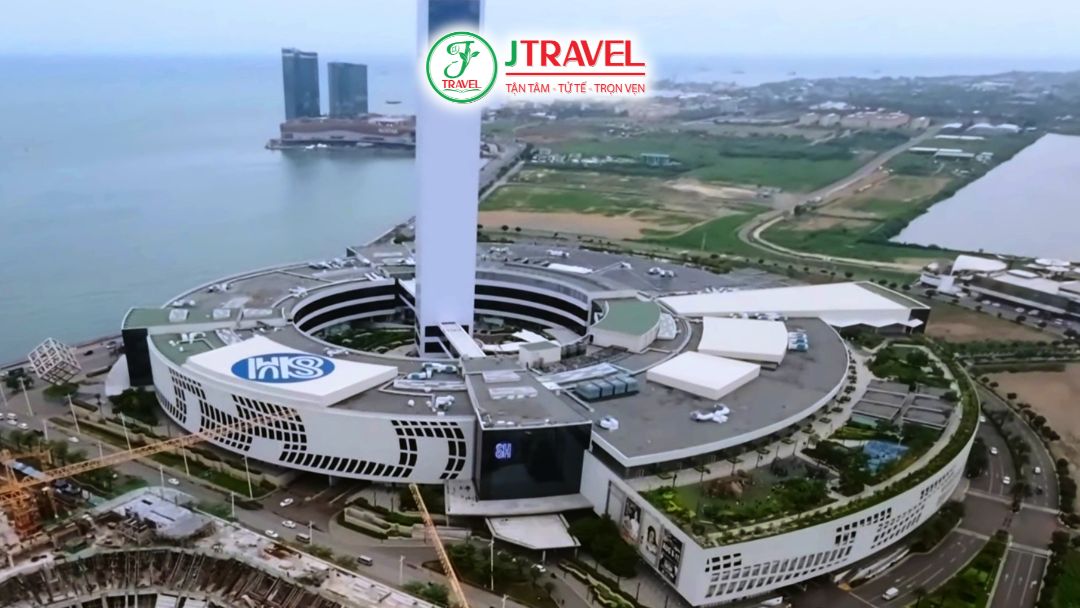 SM Seaside City Cebu kiến trúc hình tròn bên bờ biển