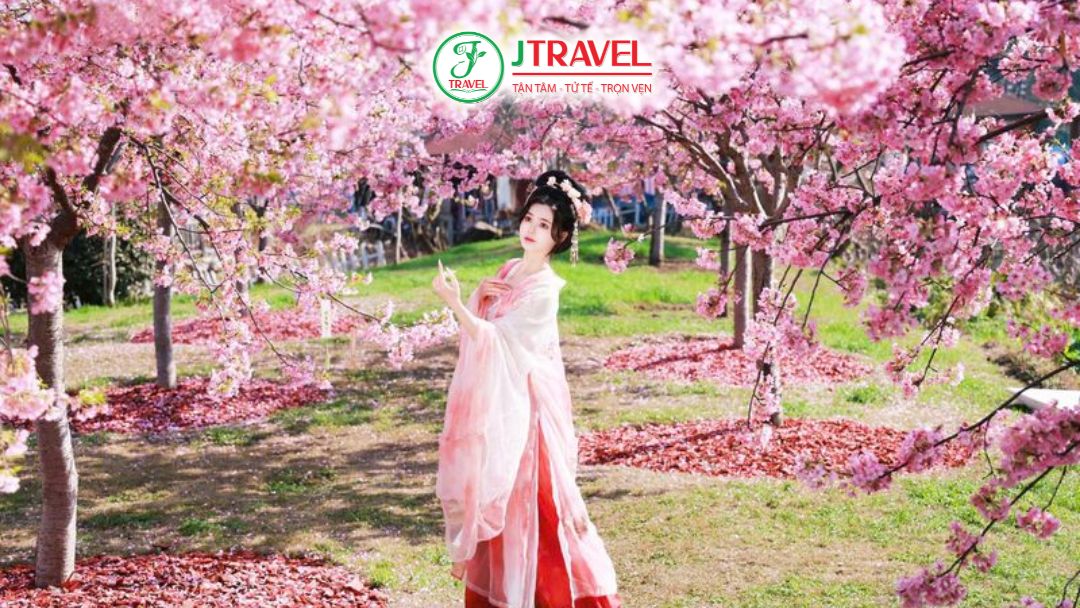 Chụp ảnh cổ trang giữa thiên nhiên