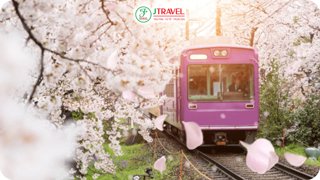 Tàu điện - Phương tiện công cộng chủ chống của đất nước mặt trời mọc