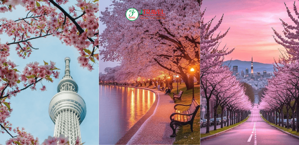 Mùa xuân ngắm hoa anh đào tại Nhật Bản