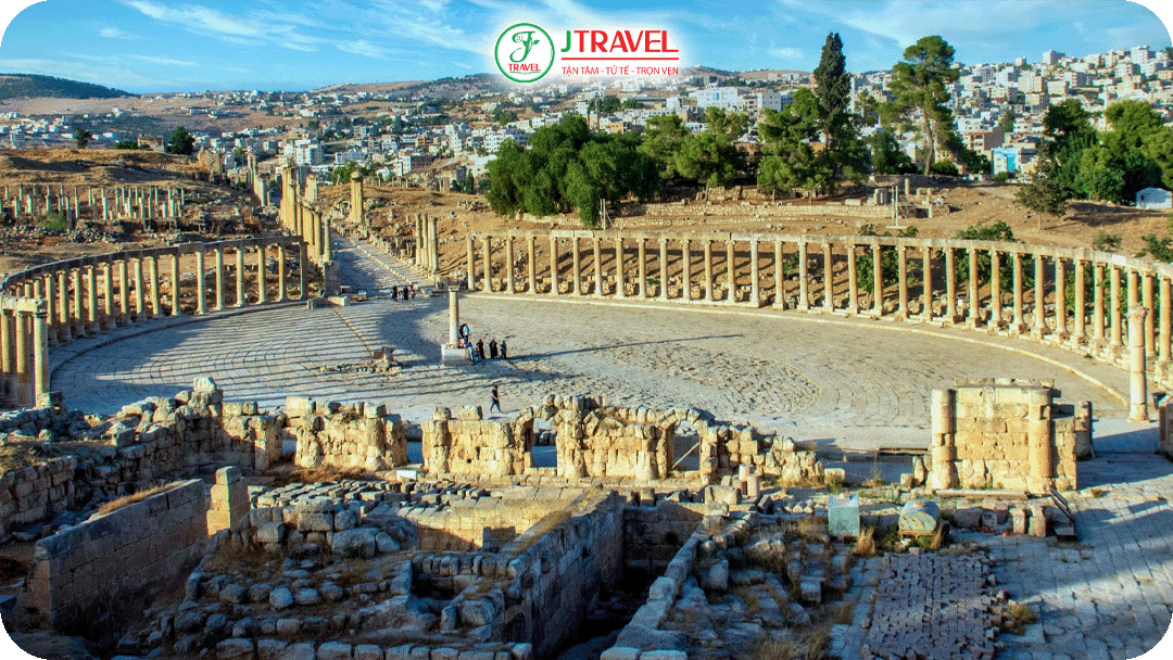 Jerash là thành phố La Mã được bảo tồn tốt nhất ngoài châu Âu