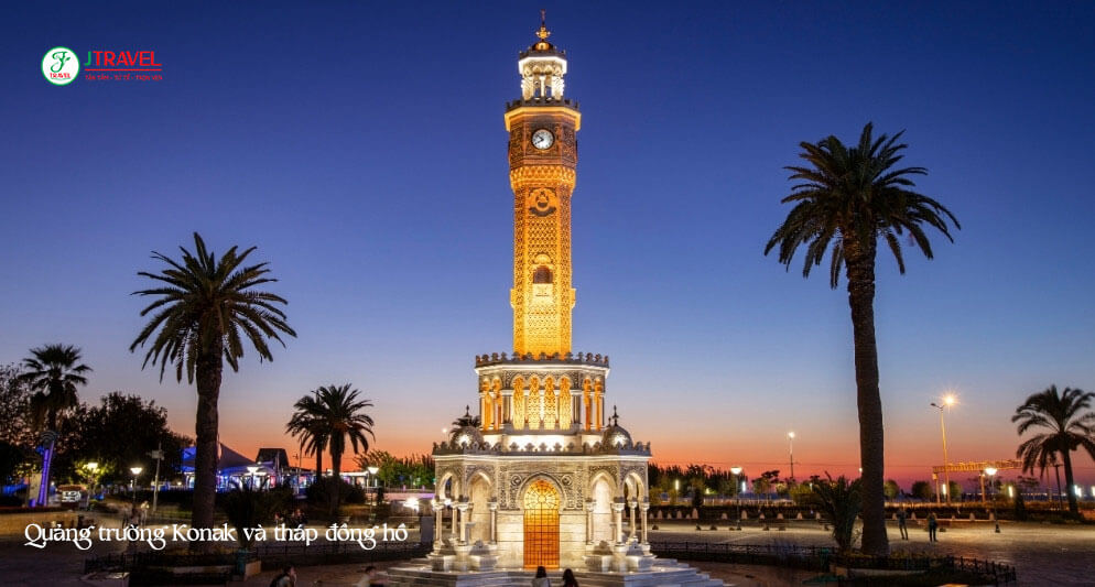 Quảng trường Konak và tháp đồng hồ